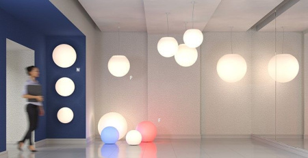 Светодиодный интерьерный светильник BOLA F 3W 560mm RGB