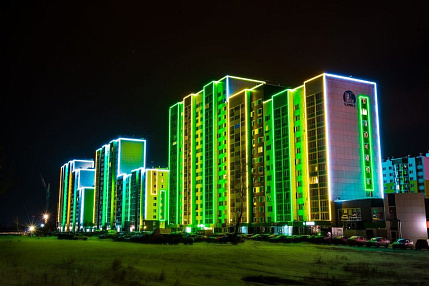 Архитектурное освещение жилищного комплекса