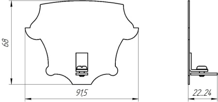 Светильник RTL-100VS-1404 (4000K) Halla lighting белый