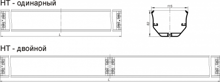 Светильник HT-136E-1230 Halla lighting серебро 1 лампа